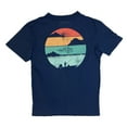 thumbnail image 2 of Reel Life Men's Ocean Washed Short Sleeve Soft Pre-Shrunk Tee (Dress Blues, XXL), 2 of 2