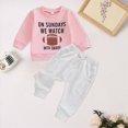 thumbnail image 2 of Xudanell Boy Clothes Winter Baby Boy Outfits Embroidered Sweatshirt Pants Warm Set with Rugby Printed, 2 of 4