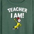 thumbnail image 3 of Dr. Seuss - Teacher I Am Sam I Am - Women's Lightweight French Terry Long Sleeve Shirt, 3 of 6