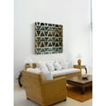 thumbnail image 6 of Marmont Hill Blue Triangles Pinewood Wall Art, 40" x 40", 6 of 7