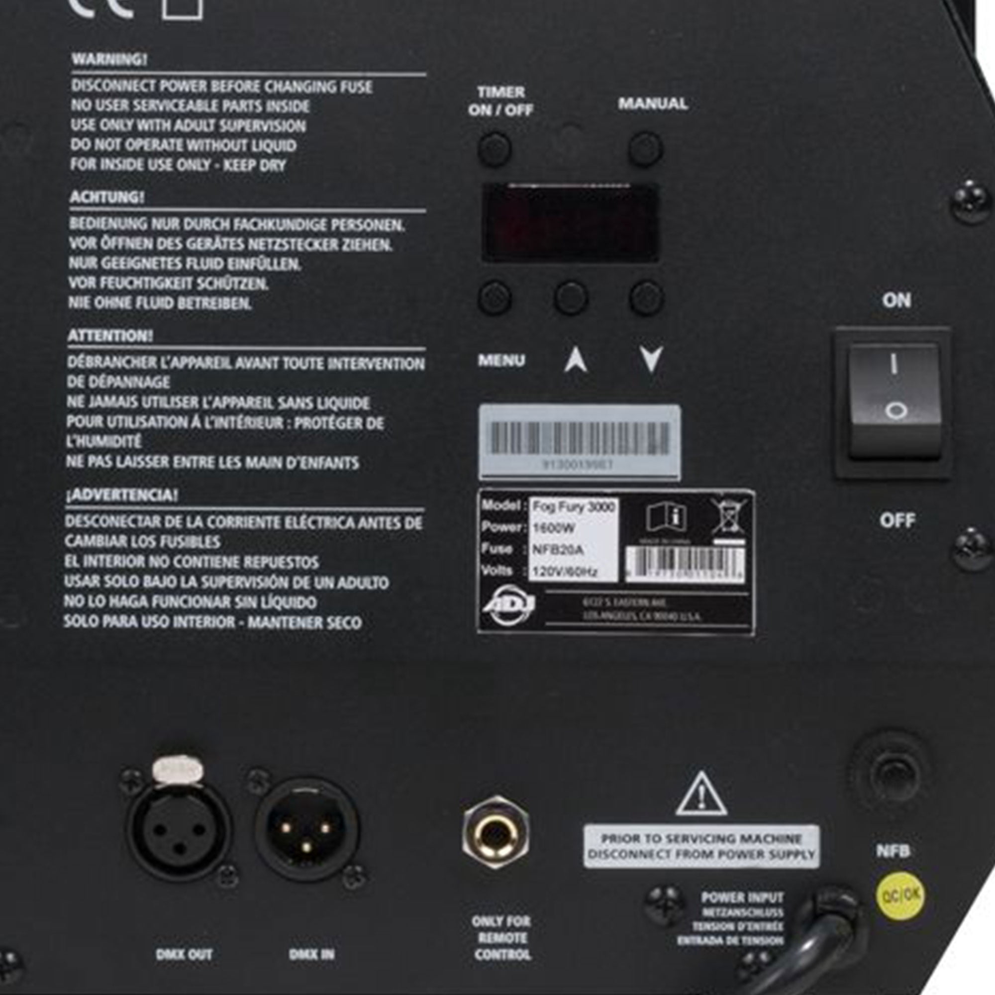 American DJ Fog Fury 3000 Fog Machine