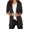 Womens Black Sequin Blazers, variant on 3/4 Sleeve Sequin Blazers for Women Business Casual Sparkly Jacket Glitter Notched Collar Open Front Work Outfits