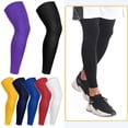 thumbnail image 2 of CENL 1pc Sports Compression KneePad Breathable Sun Protect Long Knee Sleeve Kneecap, 2 of 8