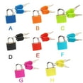 thumbnail image 3 of Luluganb 1Pack Suitcase Locks with 2 Keys,23mm Small Luggage Padlocks Multicolor,Mini Strong Steel Padlock for Suitcase,Luggage,Travel Bag,Backpack Zipper,Jewelry Box,Drawer,Toolbox, 3 of 3