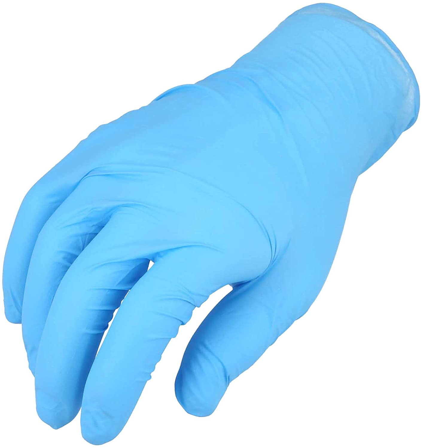 6 Mil 2000 PCS Size: Medium Latex Free Powder-Free Black Nitrile Gloves 