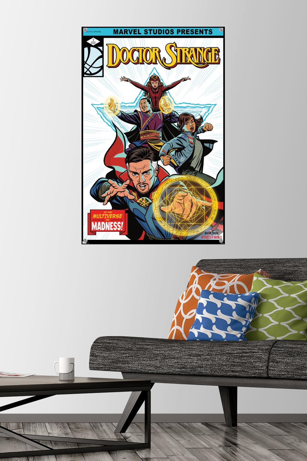 Marvel Doctor Strange in the Multiverse of Madness - Pose Wall Poster with Pushpins, 22.375" x 34"