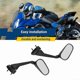 thumbnail image 5 of Universal Motorcycle Rearview Mirrors Compatible with FZ1 Fazer 2007-2013 Side Mirror Set for Motorbike, 5 of 5