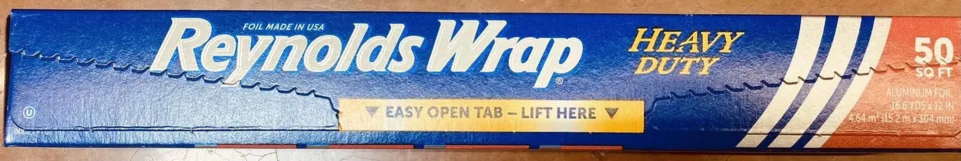 2x Reynolds Wrap Aluminum Foil Heavy Duty Roll 50 Square Feet - NEW - 2 PACK