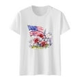 thumbnail image 3 of HEILAU Independence Day Shirts for Women Plus Size American Flag Graphic T 2D Station National Printed Loose Casual Sports Short Sleeve T Shirt Patriotic Tops, 3 of 9