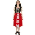 thumbnail image 6 of HPO Adult Women's Queen of Hearts Costume | Multi Color Cosplay Costume,, 6 of 7