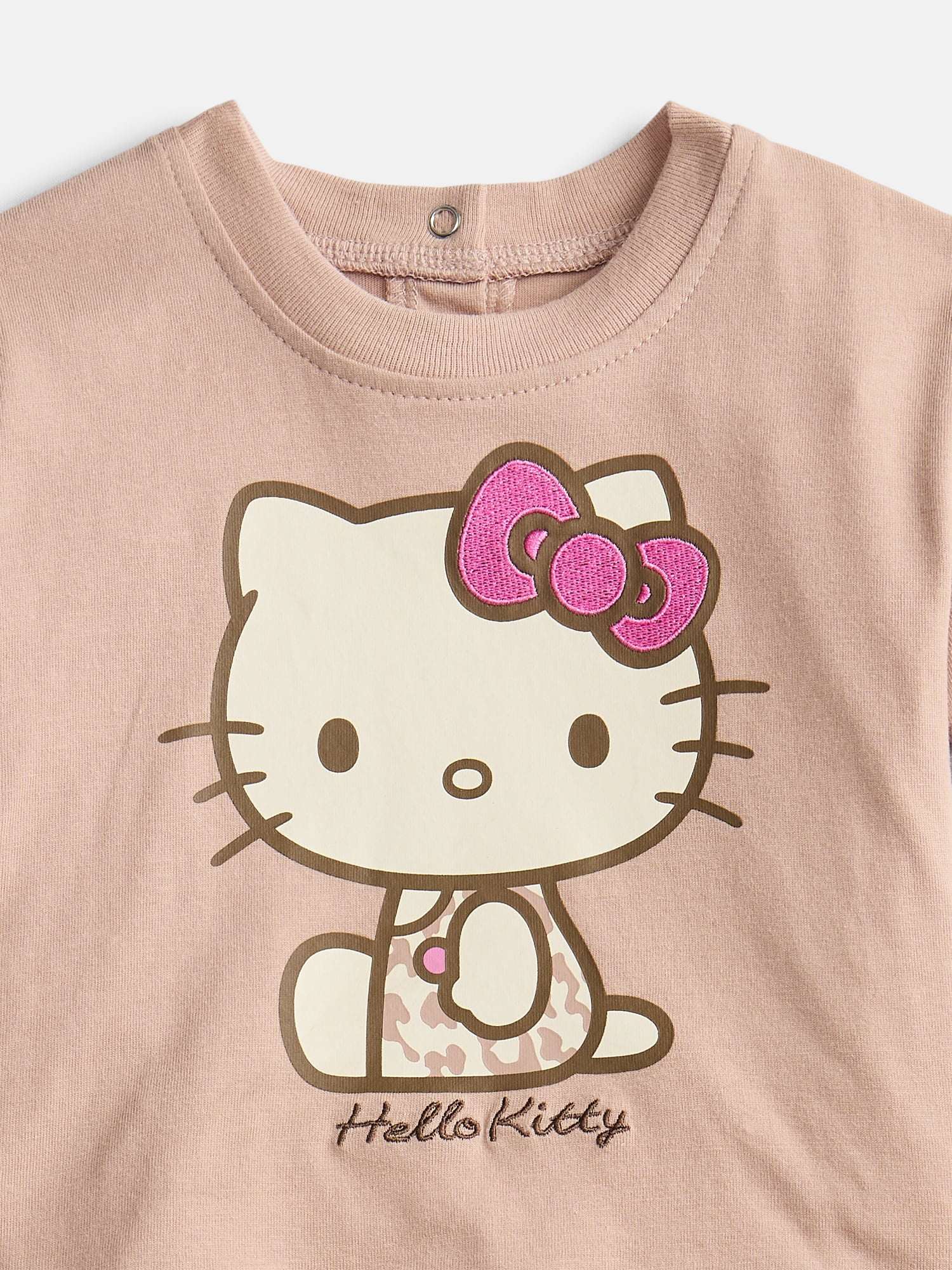 Hello Kitty Baby Girls Graphic Tee with Short Sleeves and Tutu Skirt Set, Sizes 12M-5T