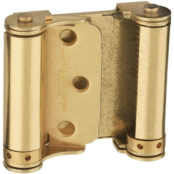 National Hardware N115-303 Spring Hinges, 3-Inch, Brass