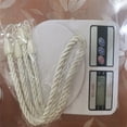 thumbnail image 3 of HCBY Curtain Tie Backs, 2 Pack Rope Tiebacks, corative Curtain Holdbacks, Twisted Cord Drapery Ties for Window, 27 Inch, 3 of 5