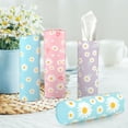 thumbnail image 4 of 8 Pack Daisy Car Tissue Holder, Car Tissues Cylinder with 3-Ply Facial Tissues Bulk, Travel Tissues Boxes for Car Cup Holder, Round Tube Tissue Container, 4 of 7