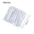 thumbnail image 2 of Unique Bargains 3 Inch Paper Twist Ties Long Stronger Cable Ties White 1000pcs, 2 of 4