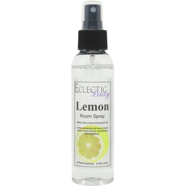 Lemon Room Spray by Eclectic Lady, 8 Ounces, Fragrant Aromatic Room