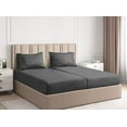thumbnail image 1 of Split Très Grand Draps pour les Lits Réglables - Lit Très Grand Réglable Split pour Matelas Réglable - Split Très Grand Ensembles de Draps pour les Lits Réglables Poche Profonde - Profonde Poche Split Très Grand Draps - Réglables Draps, 1 of 5