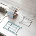 thumbnail image 2 of Foldable Countertop Kitchen Towel Rack For Quick Drying, Towel Holder With Multiple Hanging Slots, 2 of 8