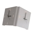thumbnail image 4 of simhoa Double Sided Corner Wall Clock 2 Mode Lighting Hanging Clock for Living Room White, 4 of 8