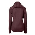 thumbnail image 3 of Women's Cutter & Buck Maroon Arizona State Sun Devils Mainsail Sweater-Knit Full-Zip Hoodie, 3 of 3