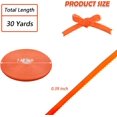thumbnail image 2 of BokingOne Vintage Orange Velvet Ribbon, 3/8 Inch X 30Yds Single Face Velvet Ribbon for Gift Wrapping Home Wedding Party Decorations Arts Crafts, 2 of 7