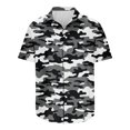 thumbnail image 4 of ZRGHAOYLQ Mens Camo Shirts Big Tall Button Down Shirt Quick Dry Sun Protection Tshirts Light Weight Short Sleeve T-Shirts for Outdoor Fishing Hiking, 4 of 5