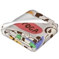 thumbnail image 4 of Bingfone Dog Doing Yoga Print Flannel Fleece Blanket Throw Blanket For Bed,Sofa,Couch,Travel,Camping(40"X30"), 4 of 9