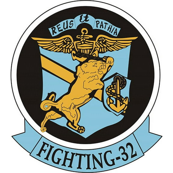 3.8 Inch VF-32 'Fighting 32' Patch Decal