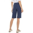 thumbnail image 2 of NYDJ Womens Striped Midi Bermuda Shorts, 2 of 3