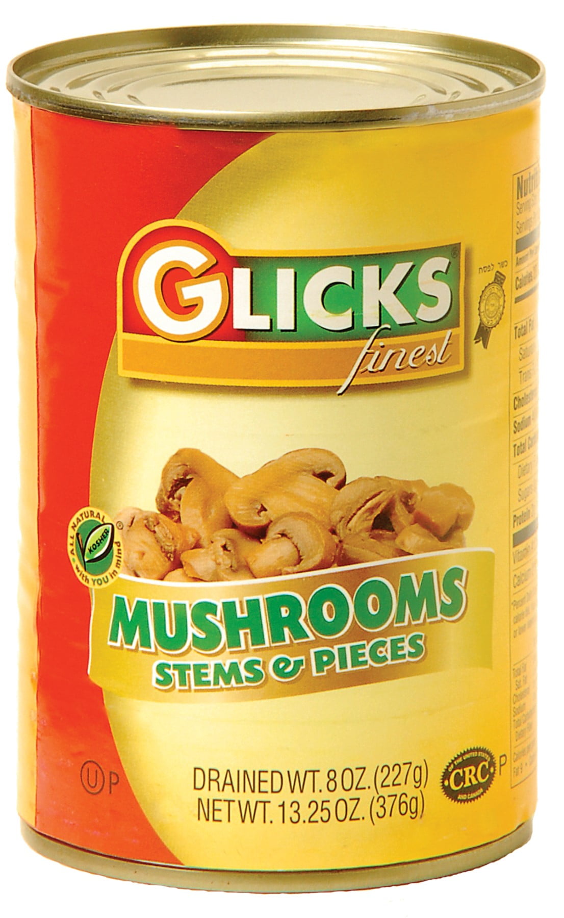 Glicks Mushrooms, Stems & Pieces, 8 Oz by Glicks