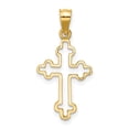 thumbnail image 3 of Finest Gold 14K Yellow Gold Polished Cross Pendant, 3 of 3
