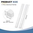 thumbnail image 2 of Uxcell Square Aluminum Flat Bar, 12x20x203mm 6061 Aluminum Solid New Mill Stock, 2 of 6