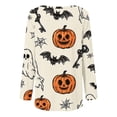 thumbnail image 5 of Karymi Shirts for Women Halloween Full Print Raglan Long Sleeve Tunic Tee, Casual Scoop Neck Loose Pullover Womens Tops, 5 of 5