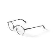 Walmart Men's MV009 Adrian Round Prescription Eyeglasses with Case, Gray