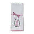 thumbnail image 2 of Two's Company Spring Soiree Set of 2 Dish Towels Includes 2 Styles: Embroidered with Pom-Pom Trim and Printed Pattern - Cotton, 2 of 4