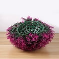 thumbnail image 3 of HEALEEP Con Planta Bola De Césped Artificial Morada Para Ambientes Interiores, 3 of 4