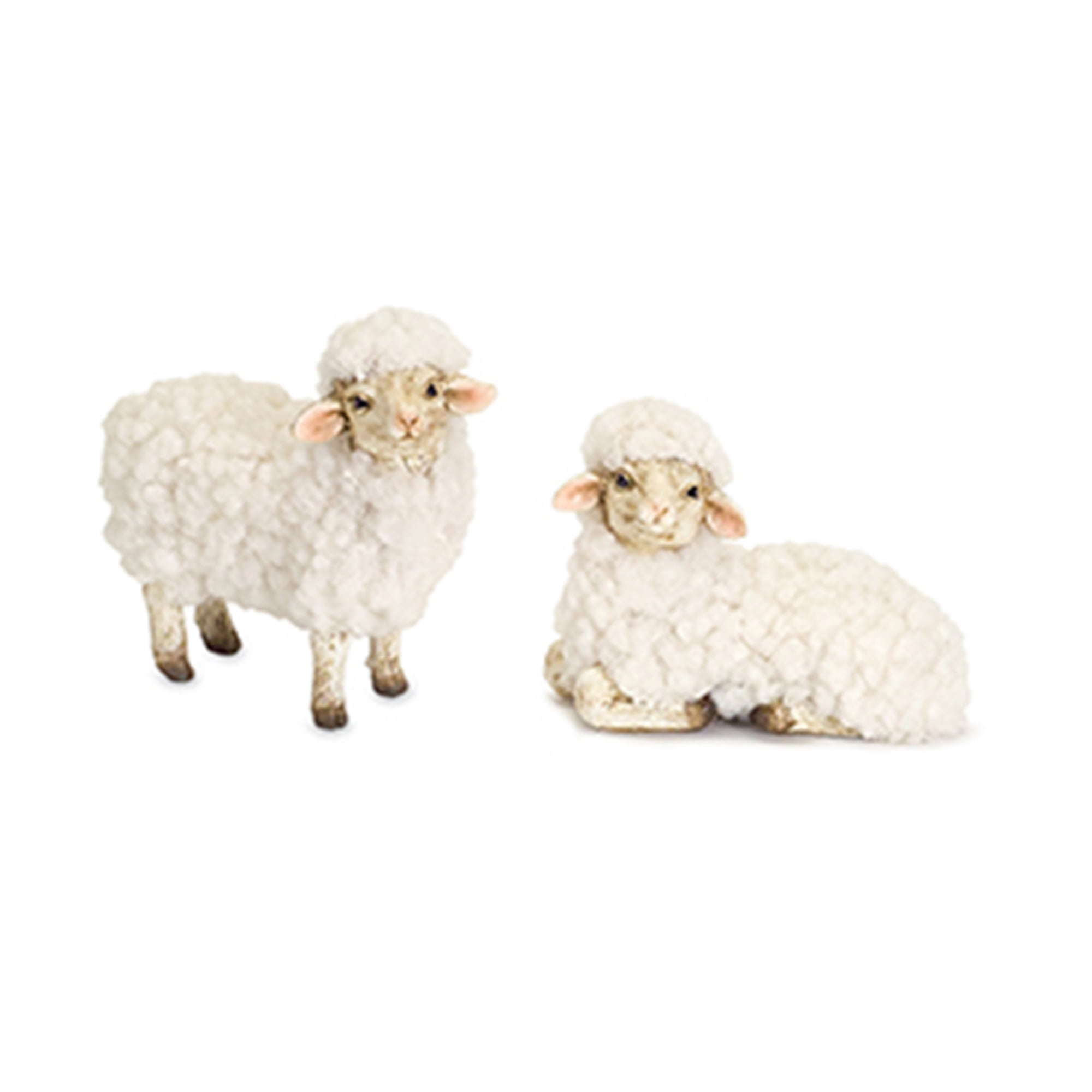 Sheep (Set of 8) 3"H, 3.5"H Resin