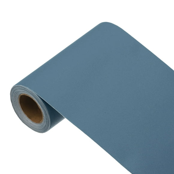 Uxcell 197"x3.9" Peacock Blue Wallpaper, Peel and Stick Wallpaper, Blue Contact Paper Solid Color Vinyl Self-Adhesive Wall Paper Decorative for Wall Covering