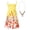 Type D, variant on YEAHDOR Kids Girls Summer Bohemian Vacation Beach Dress Flower Sundress with Necklace Type D 140