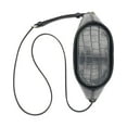 thumbnail image 4 of Calvin Klein Statement Series Lock Bucket Top Zip Crossbody Leather Bag B4HP (Black), 4 of 4