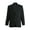 Black, variant on s Men's Single Breasted Poly/Wool Suit Coat