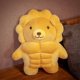 thumbnail image 4 of Muñeco de oso musculoso de dibujos animados, juguete de peluche creativo y lindo para abrazar a un bebé., 4 of 5