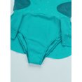 thumbnail image 7 of iEFiEL Girls Cutout Back Ballet Dance Leotard Sparkly Rhinestone Dancewear Turquoise 14, 7 of 7