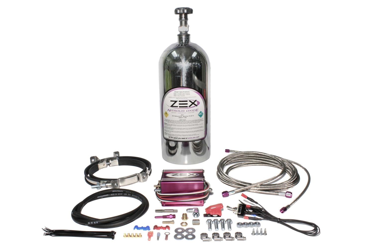 Zex 82018P EFI Dry; Nitrous System Kit Fits 9397 Camaro Corvette