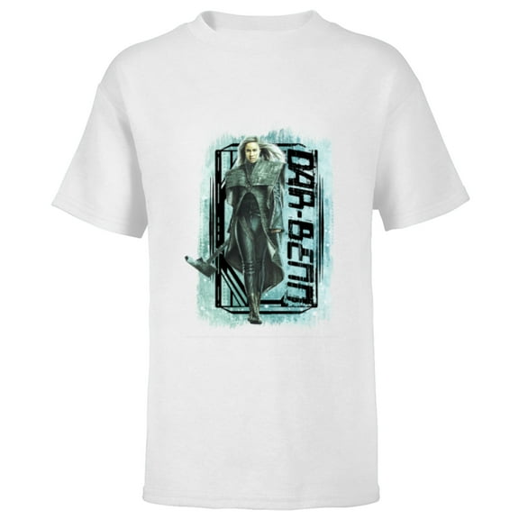 Marvel Studios The Marvels Dar-Benn with Hammer - Short Sleeve T-Shirt for Kids - Customized-White