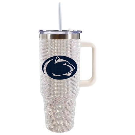 NCAA Penn State Nittany Lions 40 ounce Stainless Steel Tumbler with Bling Treatment
