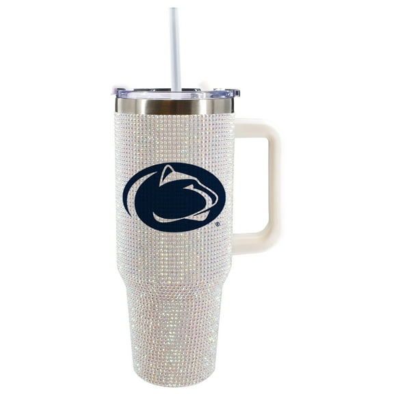 NCAA Penn State Nittany Lions 40 ounce Stainless Steel Tumbler with Bling Treatment