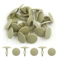 thumbnail image 2 of Unique Bargains 20Pcs Beige Universal Car Plastic Rivets Push Fastener Retainer Clips 5mm, 2 of 2