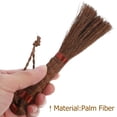 thumbnail image 6 of Raindrops Handheld Broom Palm Fiber 1 Pair For Bonsai Enthusiasts Garden Pot Cleaning 5.3X1.2X1.2In, 6 of 6