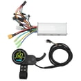 thumbnail image 1 of Kit de controlador sin escobillas para motor eléctrico de 48 V, 60 V y 500 W, con pantalla LCD para scooter eléctrico y bicicleta eléctrica., 1 of 14
